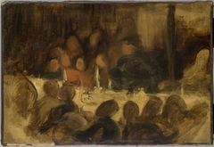 L'Assassinat de l'évêque de Liège by Eugène Delacroix