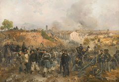 La presa di Palestro del 30 maggio 1859 by Gerolamo Induno