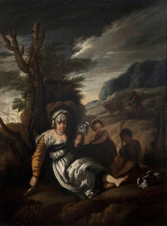 ‘La vie champêtre’ (Adam and Eve after their Expulsion from Eden) by possibly Domenico Fetti