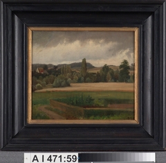 Landscape from Grafenberg ; Study