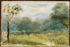 Landscape from the south of France (Cagnes-sur-Mer) by Auguste Renoir
