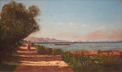 Landscape in Martigues by Paul Guigou