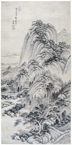 Landscape in the Style of Juran by Wang Jian