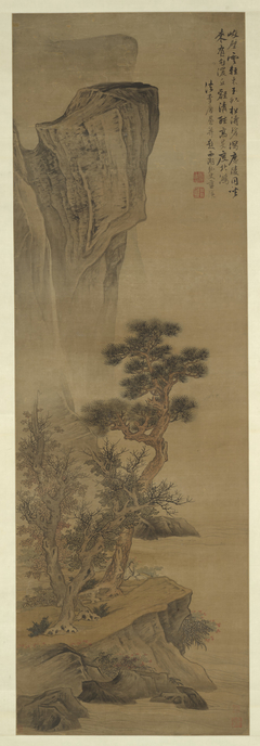 Landscape in the style of Li Tang by Lan Ying