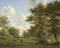Landscape near Hilversum by George Jacobus Johannes van Os