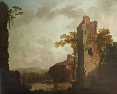 Landscape with a Ruined Tower by George Barret