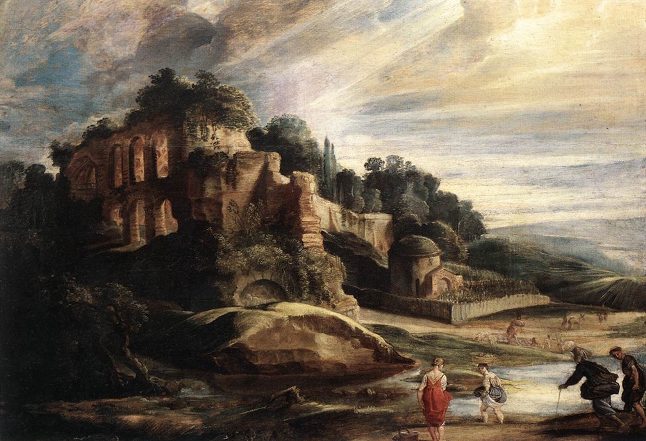 Landscape with Ruins on Palatine Hill
