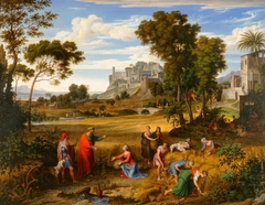 Landscape with Ruth and Boaz by Joseph Anton Koch