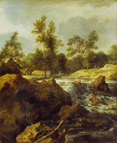 Landscape with Waterfall by Allaert van Everdingen