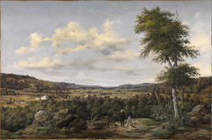 Landschaft in Belgien by Johann Wilhelm Schirmer