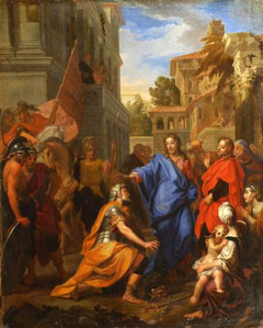 Le Centurion aux pieds du Christ by Louis de Boullogne