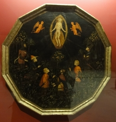 Le Triomphe de Vénus vénérée par six amoureux légendaires by Maestro di San Martino a Mensola