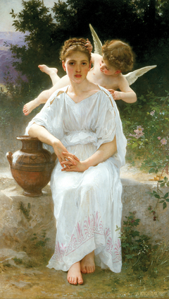Les murmures de l'Amour by William-Adolphe Bouguereau