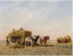 Loading the Corn by Jules Jacques Veyrassat