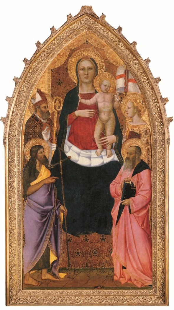 Madonna and Child Enthroned with Saints Zenobius, John the Baptist, Reparata and John the Evangelist