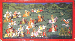 Maharana Sangram Singh II Hunts Hares at Naramangra
