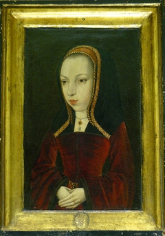 Marguerite d'Autriche, archiduchesse d'Autriche, plus tard gouvernante des Pays-Bas by Master of the Bruges Legend of St Ursula