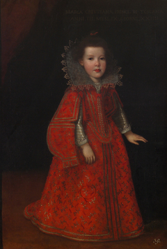 Maria Cristina de' Medici (1609-1632) im Alter von drei Jahren