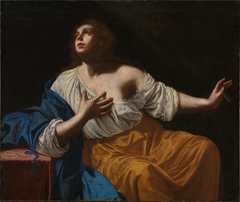Mary Magdalene penitent by Artemisia Gentileschi
