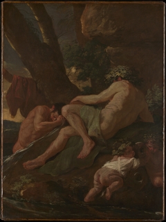 Midas Washing at the Source of the Pactolus by Nicolas Poussin