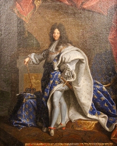 Modello for the Portrait of Louis XIV in Royal Ceremonial Robes by Hyacinthe Rigaud