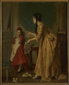 Mother and Daughter by Joseph Caraud