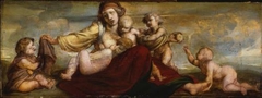 Motherhood - Sketch for fresco panel - William Dyce - ABDAG003222 by William Dyce