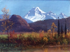 Mount Baker from the Fraser River by Albert Bierstadt