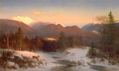 Mount Lafayette in Winter