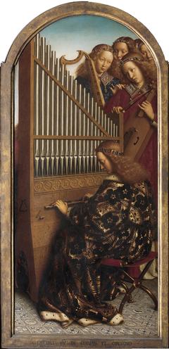 Music-making Angels by Jan van Eyck