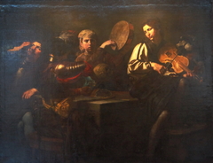 Musicians and soldiers by Valentin de Boulogne