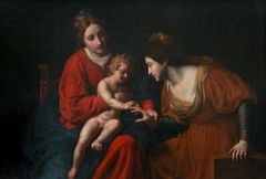 Mystic Marriage of St. Catherine by Alessandro Turchi