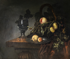 Nature morte au panier de fruits by Bartholomeus Assteyn