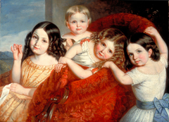 Noémie, Eugénie, Antoinette et Séphora Hamel, nièces de l'artiste