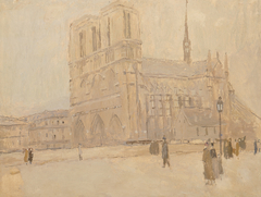 Notre Dame in Winter by Frank Edwin Scott