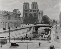 Notre Dame, Paris by Samuel Halpert