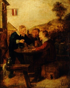 Outside a Tavern by Anonymous