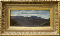 Panorama of the Roman countryside. The Prenestini mountains seen from Olevano by Jean-Baptiste-Camille Corot