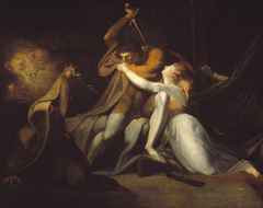 Percival Delivering Belisane from the Enchantment of Urma by Johann Heinrich Füssli
