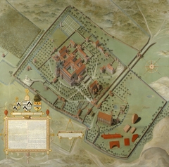 Plan of the Abbey of the Dunes at Koksijde by Pieter Pourbus