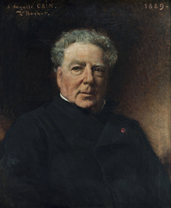 Portrait d'Auguste Cain by Léon Bonnat