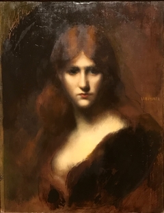 Portrait de femme, Lola by Jean-Jacques Henner