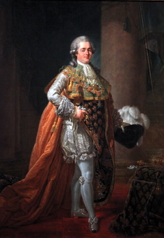 Portrait de Monsieur, Comte de Provence en costume de chevalier de l'Ordre du Saint-Esprit