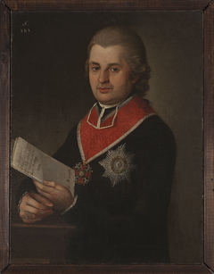 Portrait of a clergyman by Maciej Topolski