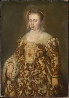 Portrait of a Lady with an Ermine by Anonymous