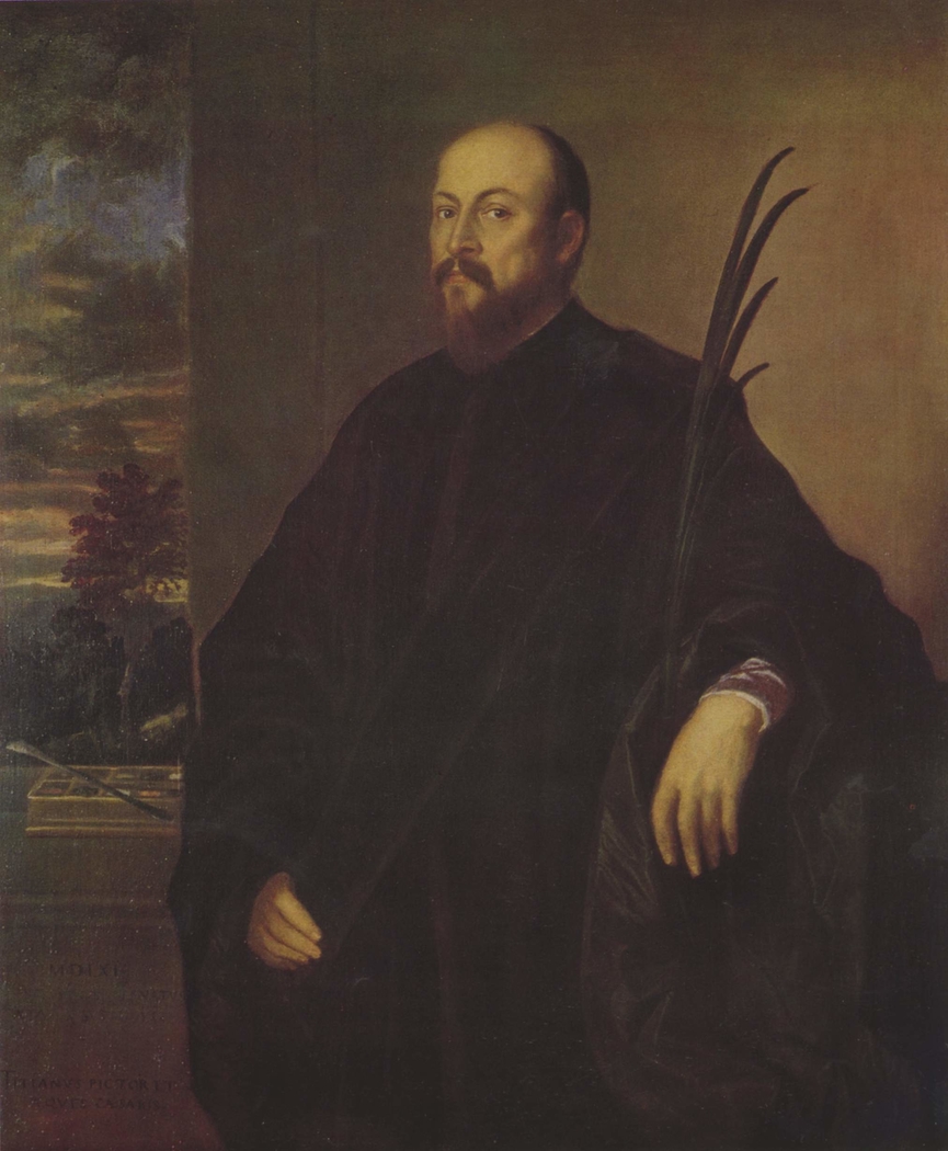 Portrait of a Man with a Palm