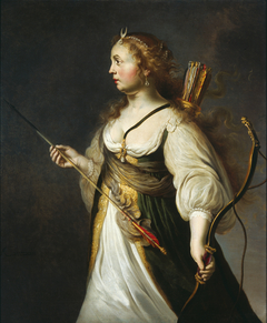 Portrait of a woman as Diana by Adam Camerarius