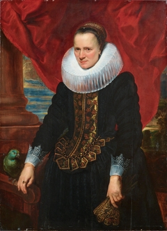 Portrait of a Woman with a Parrot