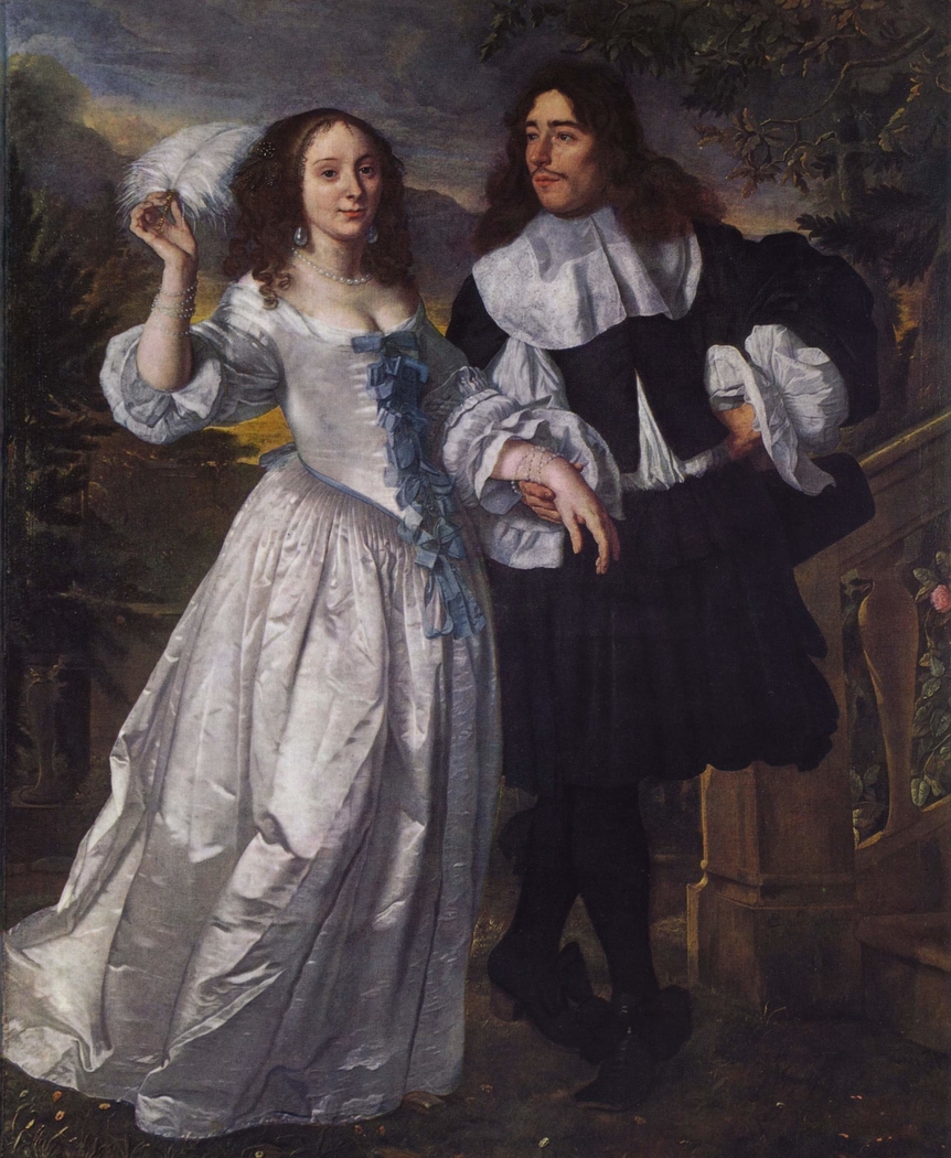 Portrait of an unknown couple