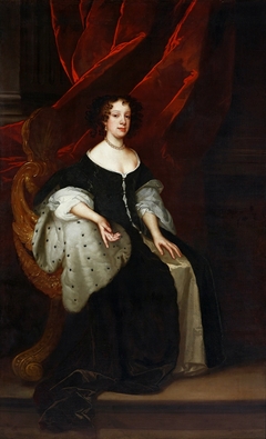 Portrait of Catherine of Braganza. by Peter Lely